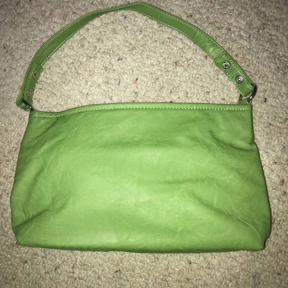 NWOT Green Faux Leather Purse - Picture 2 of 4